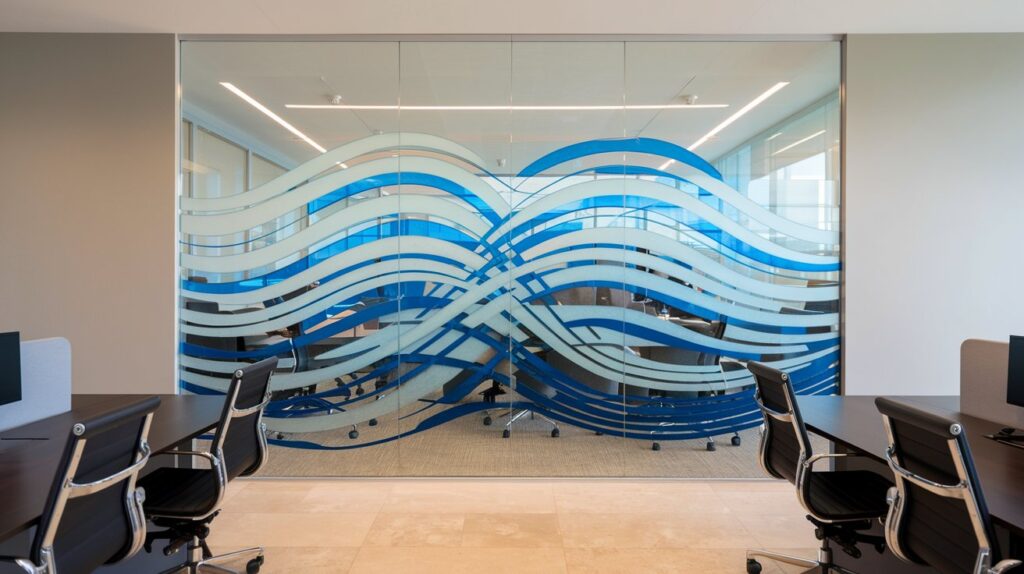 Glass wall art