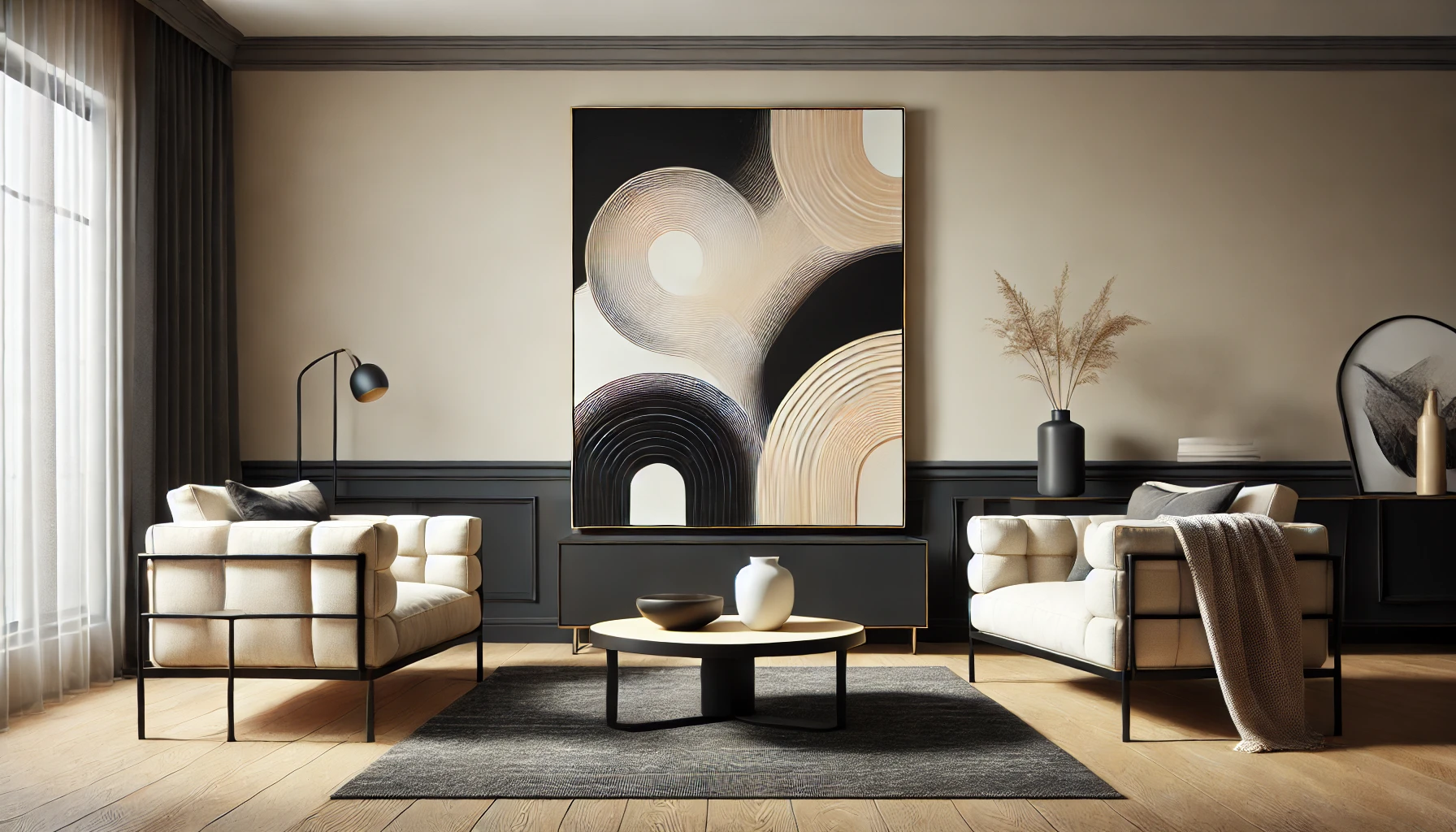 Why-Black-and-Beige-Abstract-Wall-Art-is-the-Perfect-Choice