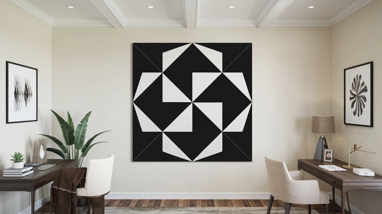 black and white wall Art