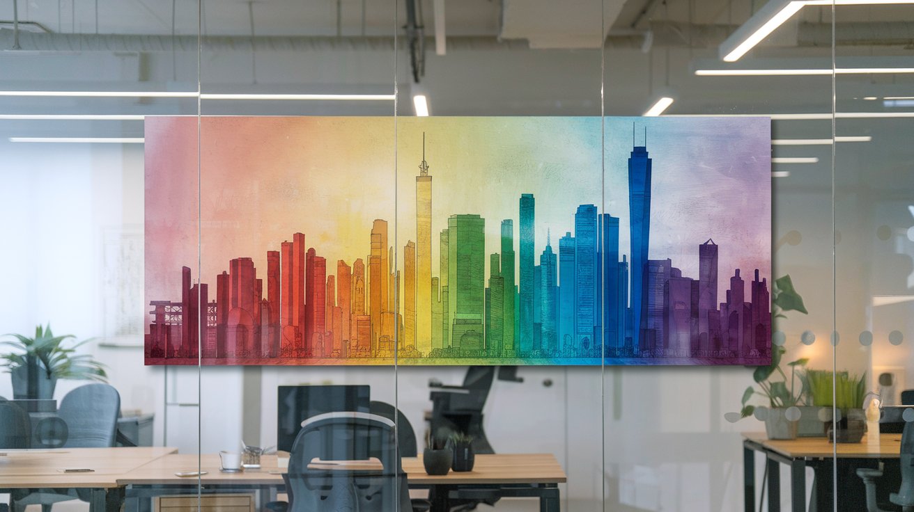 Glass wall art for Your Office