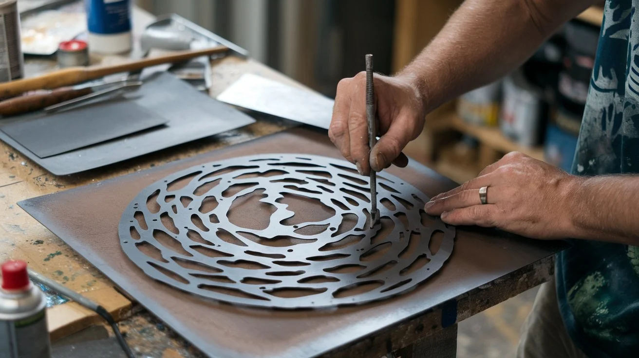 Metal wall art