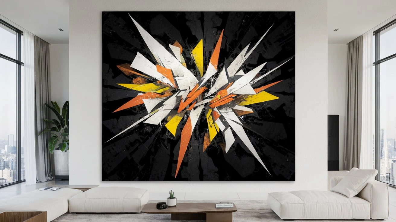 Abstract Art Black