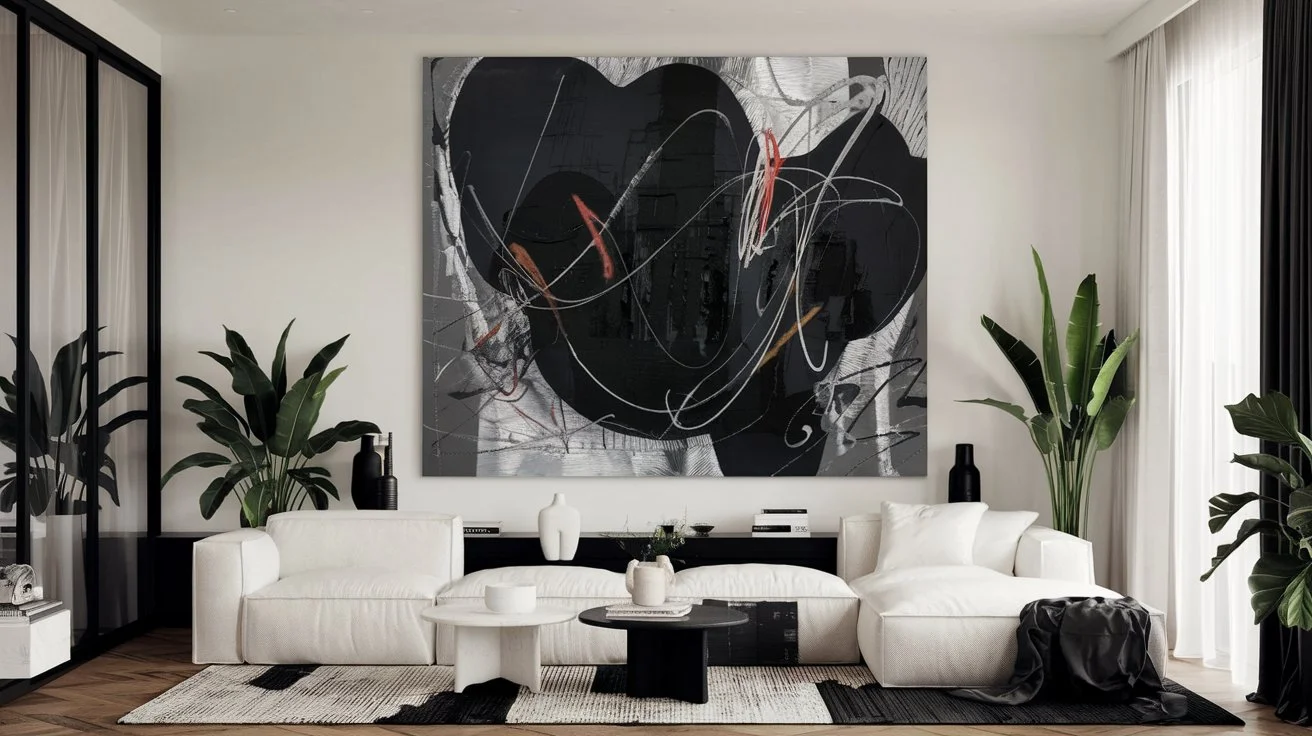 Abstract Art Black