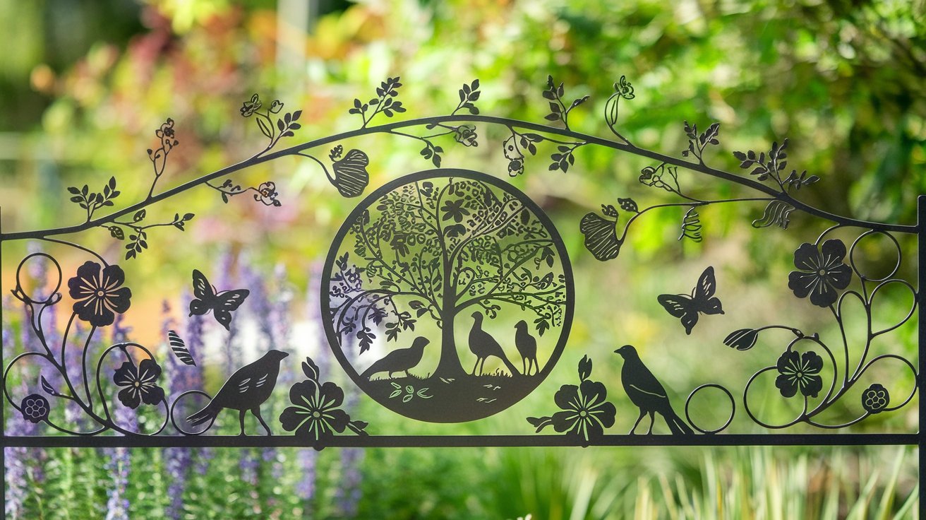 outdoor metal wall decor large