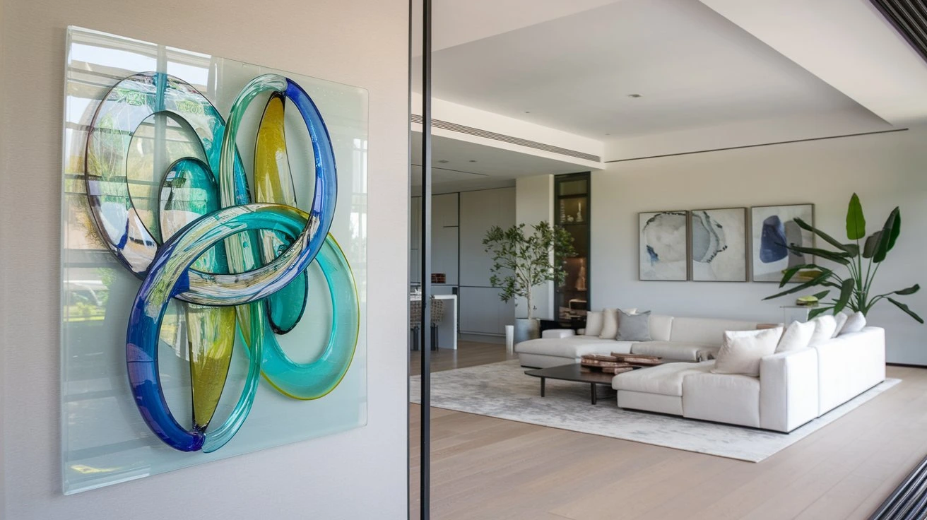 Modern Glass wall art